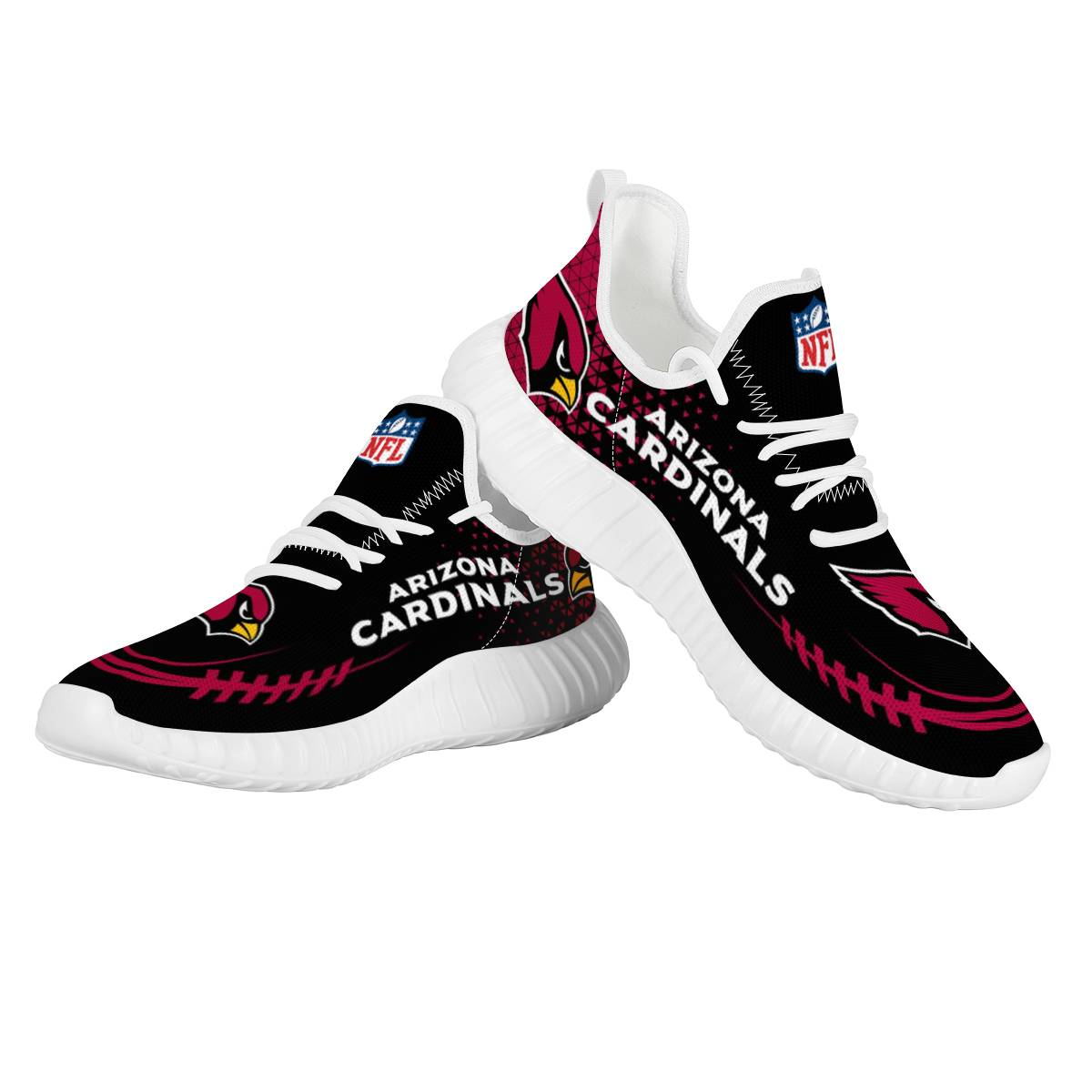 Men's Arizona Cardinals Mesh Knit Sneakers/Shoes 001